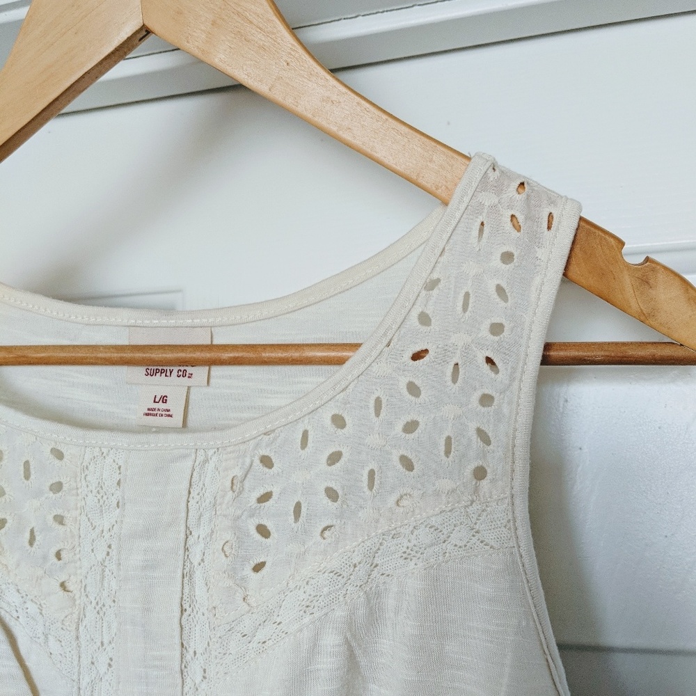 Mossimo Supply Co Cream Dress
